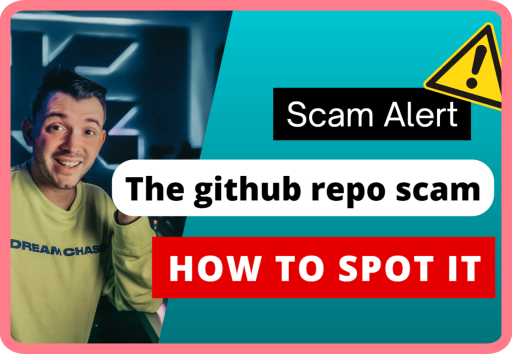 Github repo scam, how to spot it